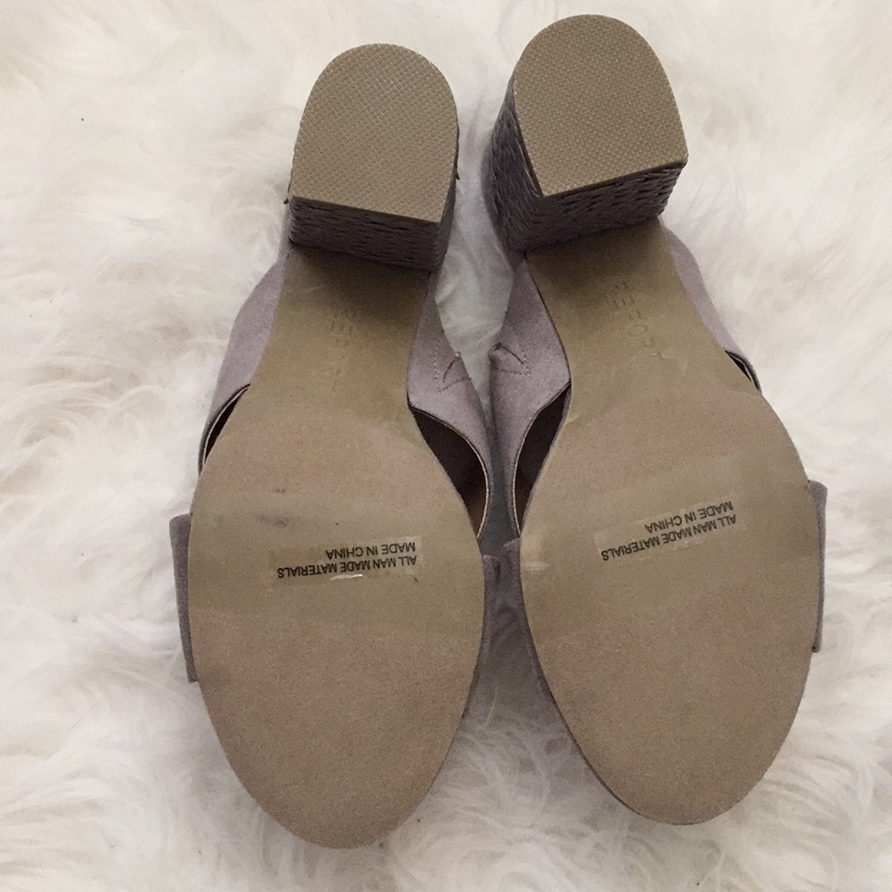 Report weave block heel mule sandals - Picture 3 of 7